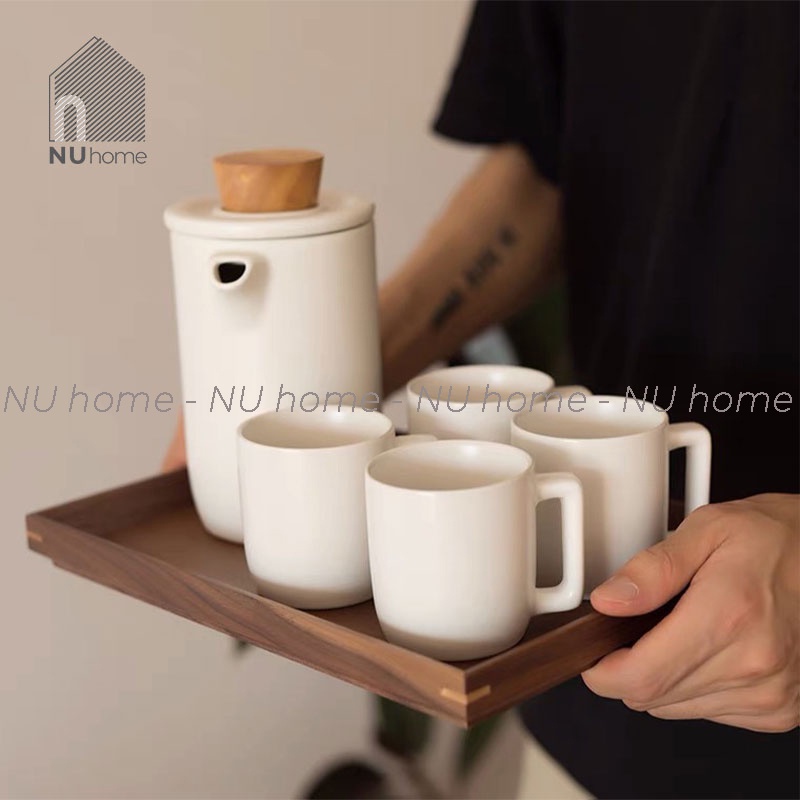 nuhome.vn | Khay gỗ chữ nhật - Insu, khay gỗ cao cấp thiết kế đơn giản được sản xuất với đường nét tinh xảo