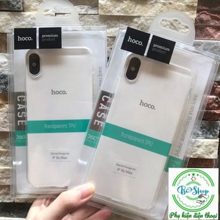 ⚡ốp silicon iphone xs max 6.5 inch hiệu hoco cao cấp trong suốt