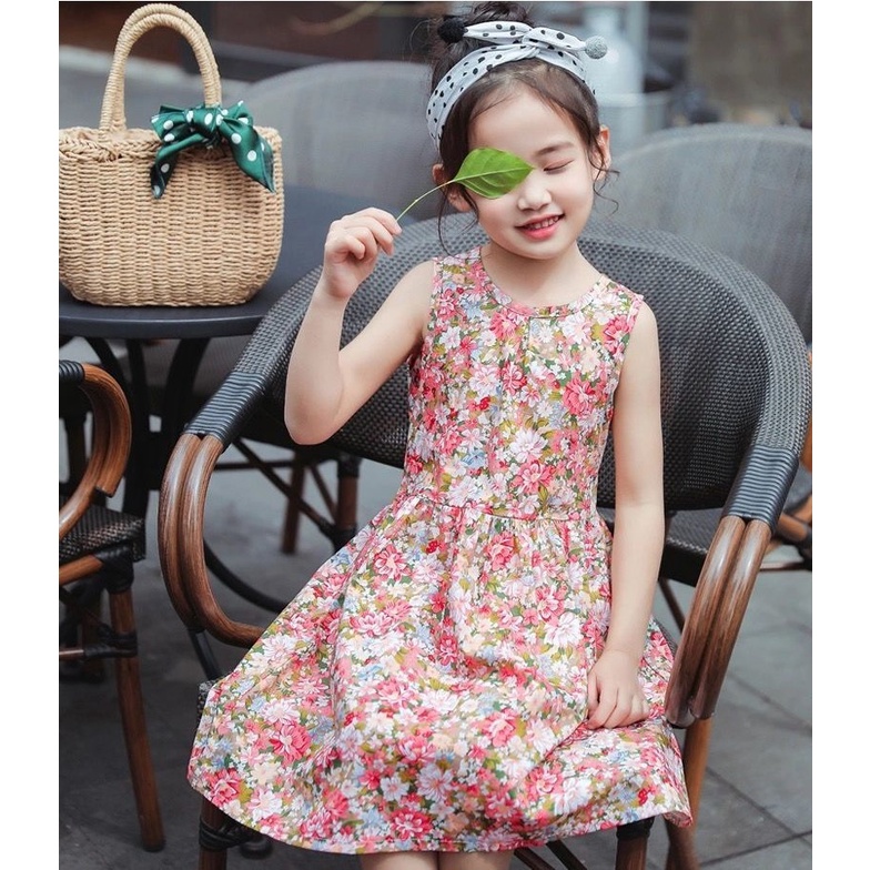 Váy bé gái hoa nhí xinh xắn size 11-28kg VH24