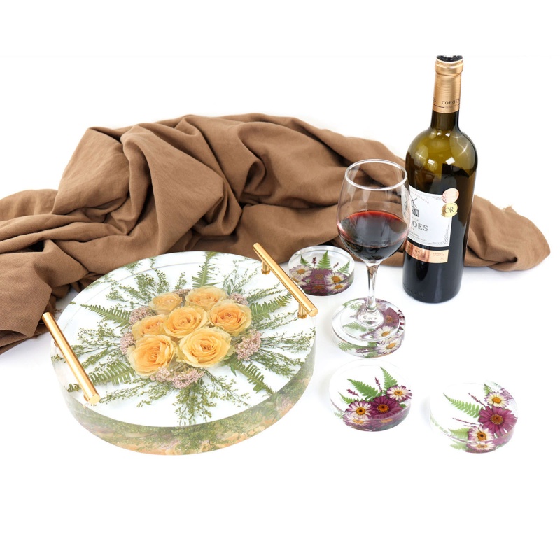 Sa Bộ Khuôn Silicon Làm Đế Lót Ly Có Tay Cầm Trang Trí Phòng Khách / Phòng Ngủ