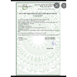 Sasaki White Viên Uống Thơ Cơ Thể, Trắng Da Mờ Nám 60 Viên - MP232