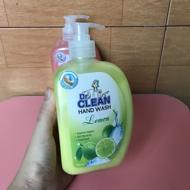 Nước rửa tay dr.clean 500ml mẫu mới