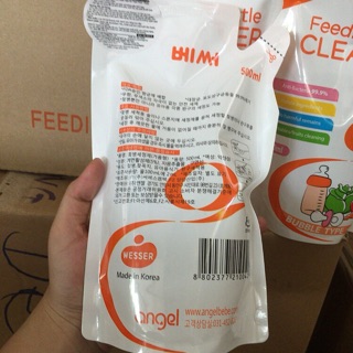 Nước Rửa Bình Sữa Wesser 500ml