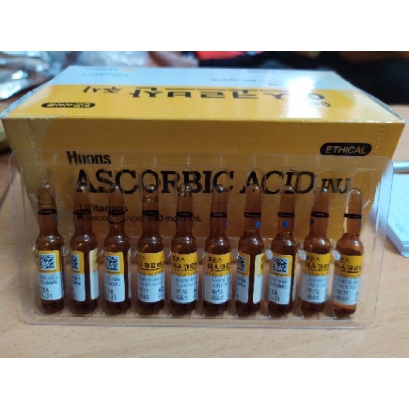 [Chính hãng] Vitamin C Hàn Quốc vỉ 10 ống