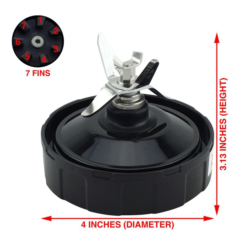 Máy Xay Sinh Tố Có Nắp Đậy 7 Vây Cho Ninja 2 24Oz