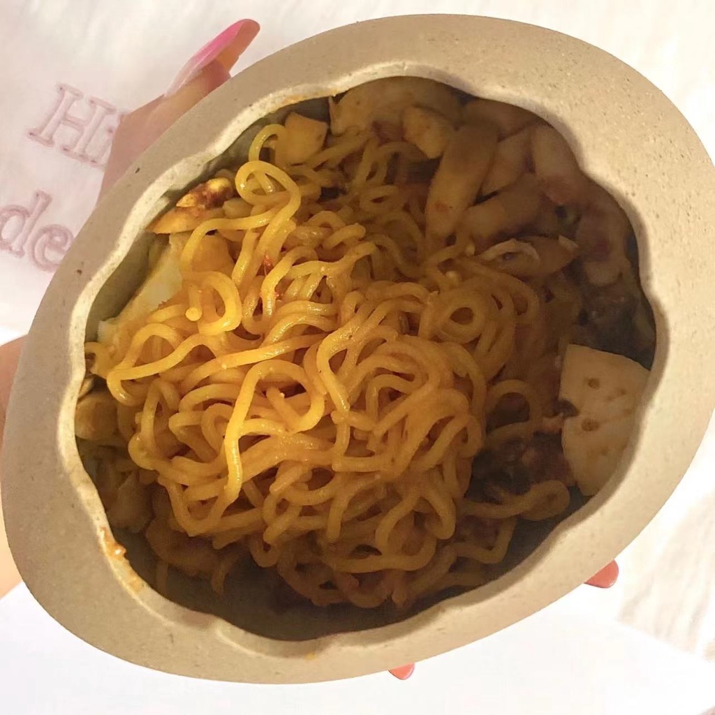 Bát Ăn Mì Ăn Liền Hình Tổ Chim Sáng Tạo