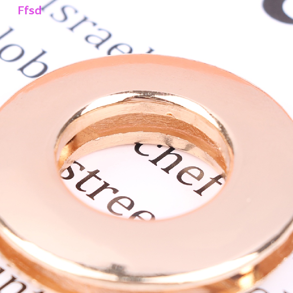 {Ffsd} Set 2 Vòng Đệm Vít Trang Trí Túi Xách / Giày Dép Hàng Bán Chạy