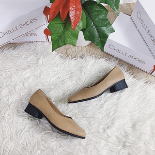 Giày 3cm gót vuông - 2070