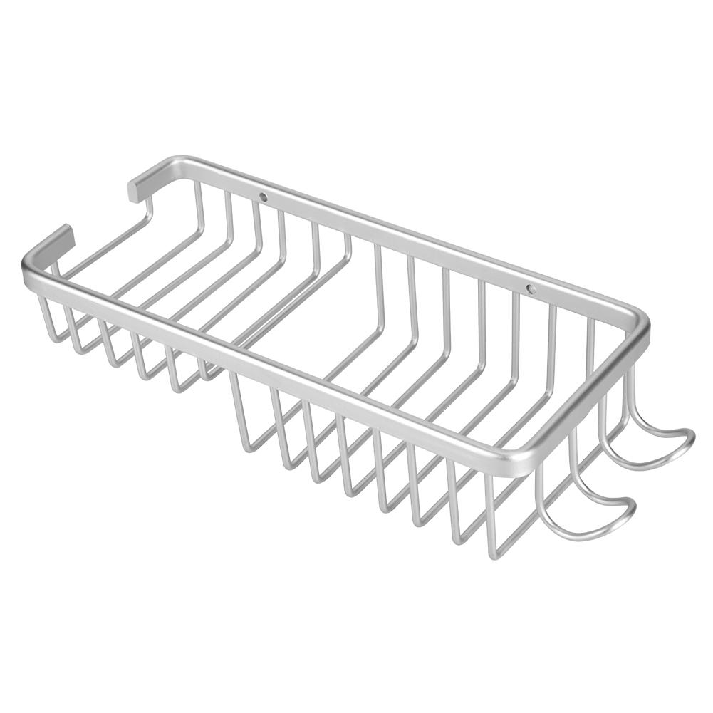 Rack Mounted Alloy Storage Aluminum Kitchen Bathroom Shelf