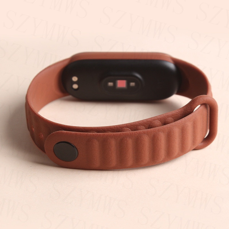 Dây Đeo Thay Thế Chất Liệu Silicon Màu Trơn Cho Xiaomi Mi Band 5 6 7 Mi Band 7 6 5