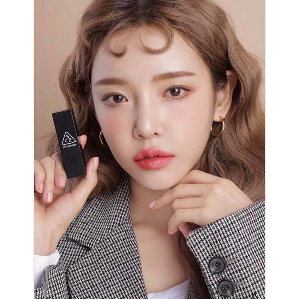 (CÓ BILL) SON LÌ 3CE LIP COLOR # 902 ROSE BREATH - HỒNG SAN HÔ