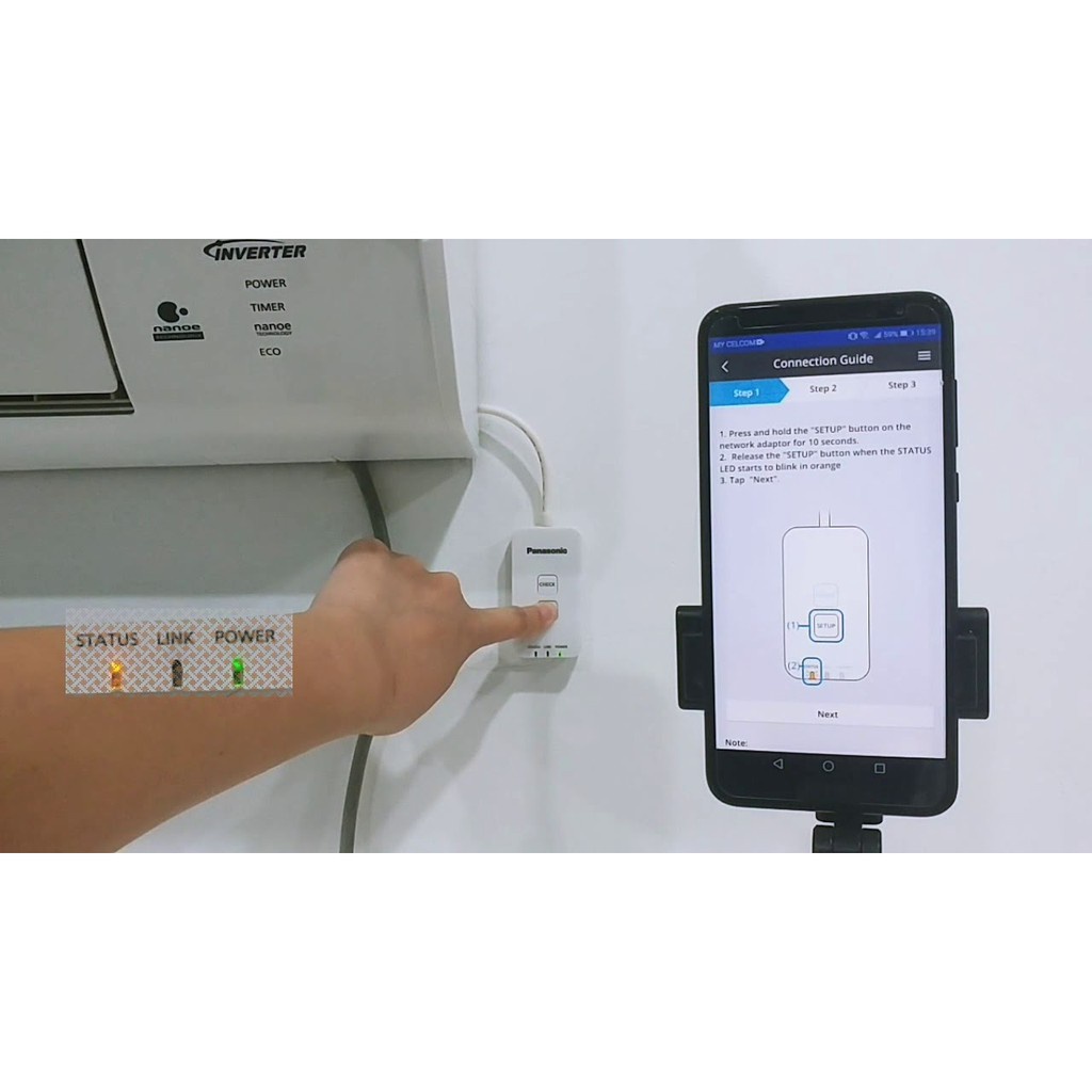 Bộ ĐIỀU KHIỂN ĐIỀU HÒA TỪ XA thông minh WiFi Panasonic CZ-TACG1