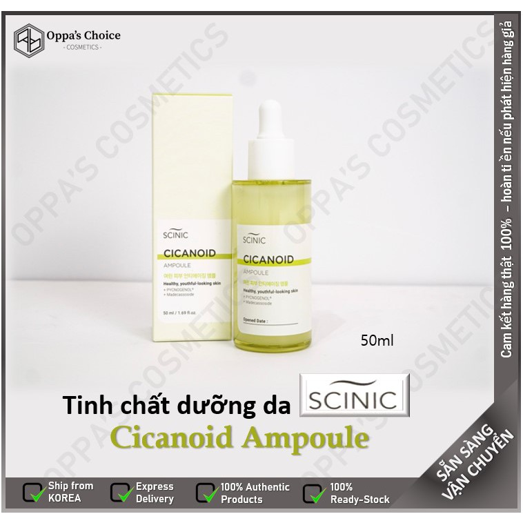 TINH CHẤT DƯỠNG DA CHỐNG LÃO HÓA SCINIC CICANOID AMPOULE 50ml