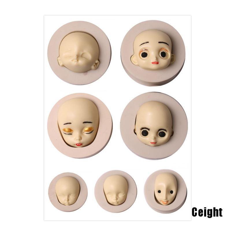 Khuôn Silicone Làm Bánh Hình Búp Bê Xinh Xắn