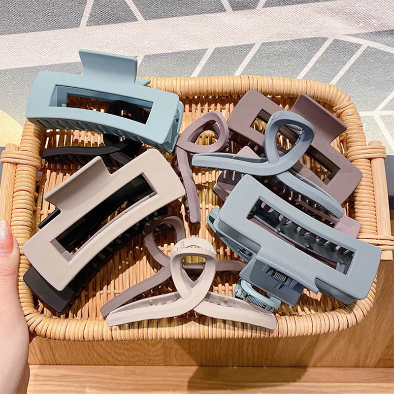 Kẹp Tóc Càng Cua Hình Vuông Cỡ Lớn 2022 Thời Trang Cho Nữ