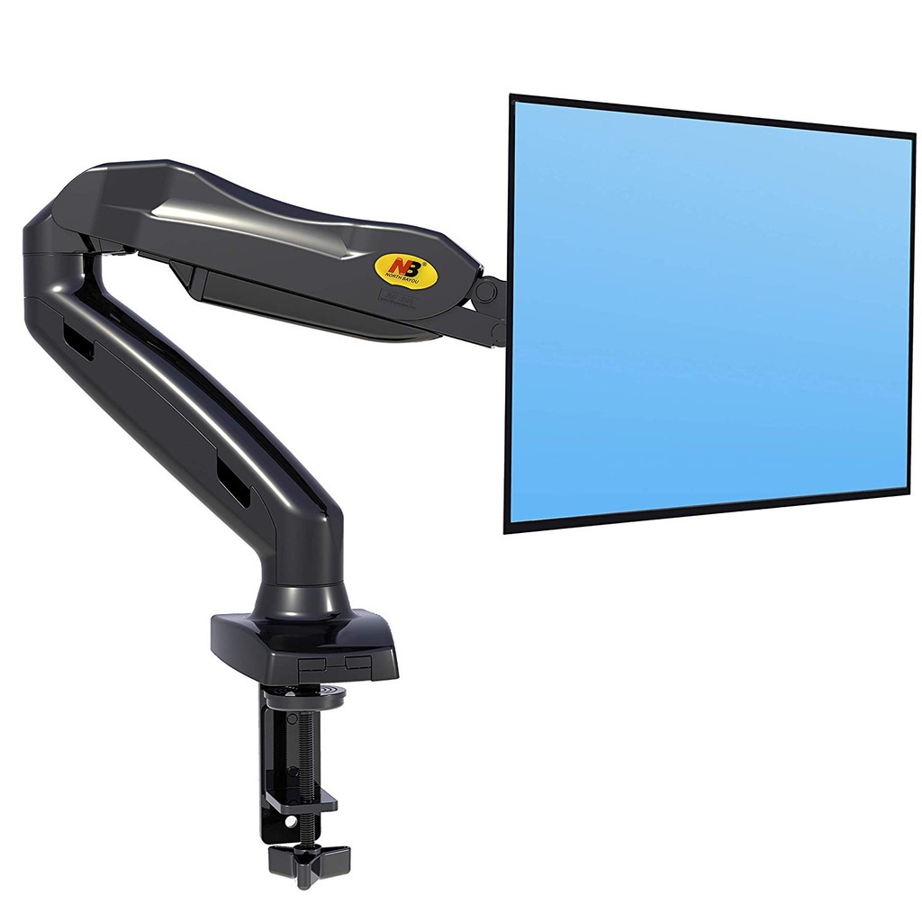 Giá treo màn hình máy tính 17-27 inch NB F80 cao cấp kẹp bàn nâng đỡ xoay 360 độ