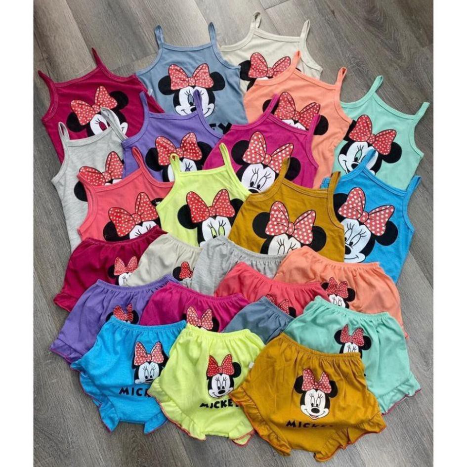 BỘ 2 DÂY BÉ GÁI IN HÌNH MICKEY 8-18Kg