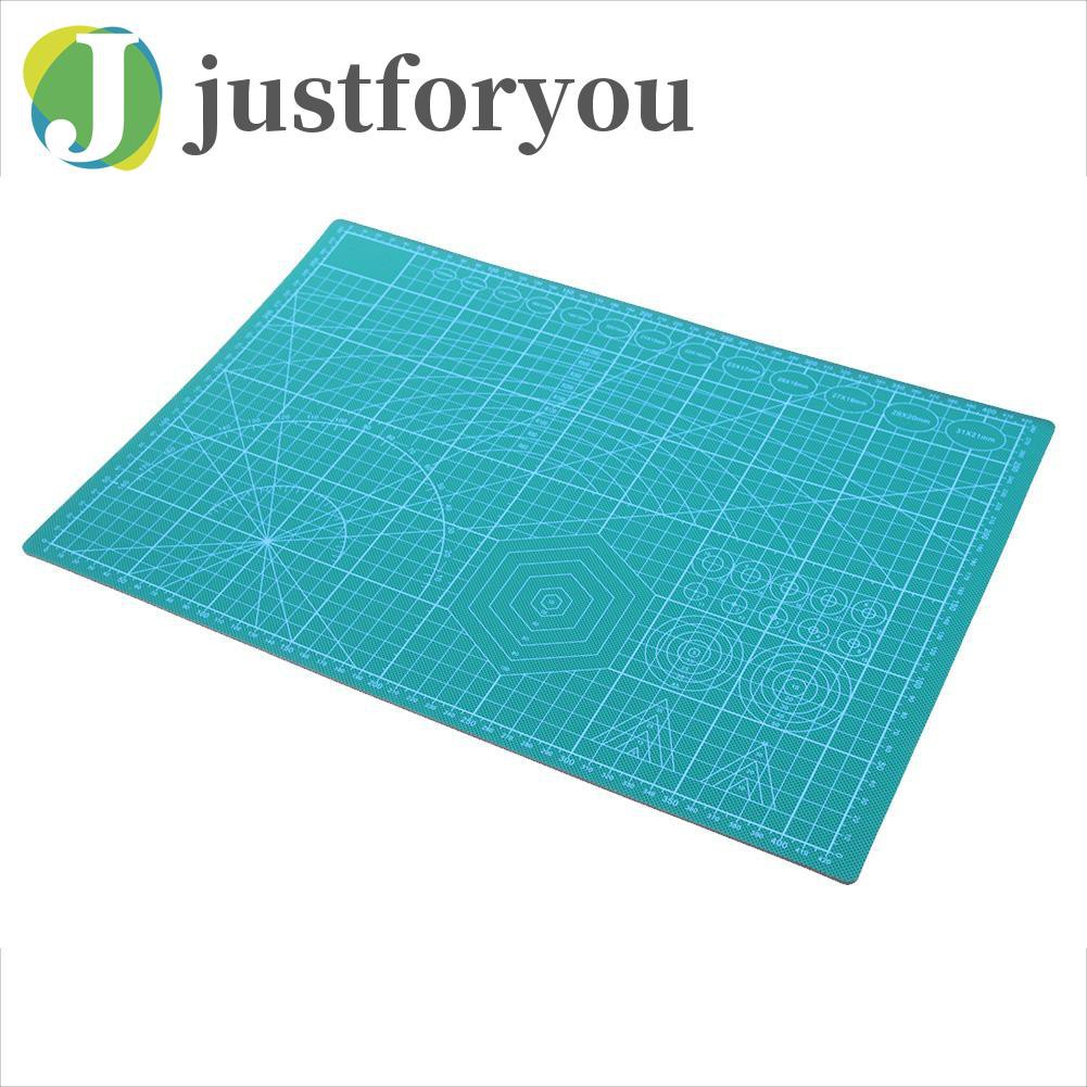 Justforyou2 PVC Cutting Board DIY Patchwork Mat Pad Self-healing Leather Cutting Mat