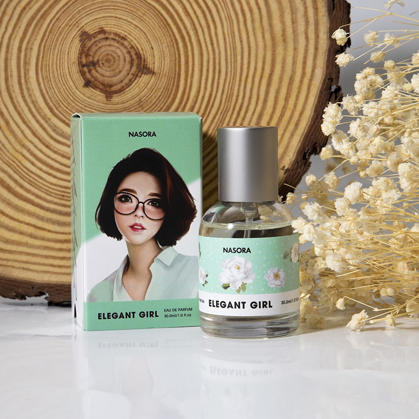 Nước hoa Nữ Thanh Lịch ELEGANT GIRL Hương Thơm Thanh Nhã, Tinh Tế, Nguyên Liệu Từ Pháp, Dạng Xịt 30ML [BY NASORA]