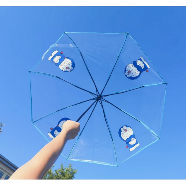 Dù trong suốt chống tia UV in hình hello kitty bảo vệ cho học sinh