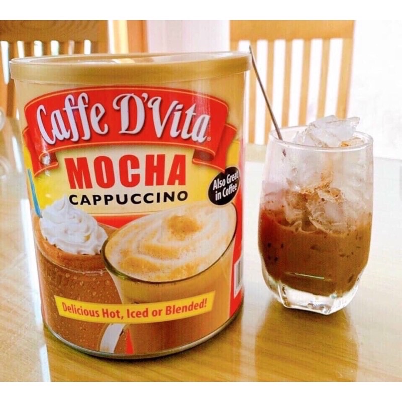 [ 2025 ] Bột Coffe D’ Vita Mocha Capuchino 1.8kg
