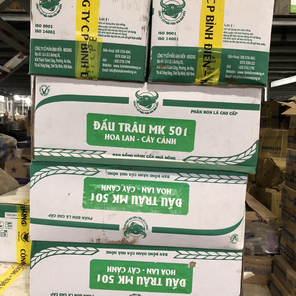 Lọ 100g Phân bón chính hãng đầu trâu MK 501 NẢY CHỒI RA LÁ