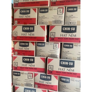 (Sỉ) Thùng 6 Gói Hạt nêm Chinsu ngọt tôm thơm thịt (2kg/gói)