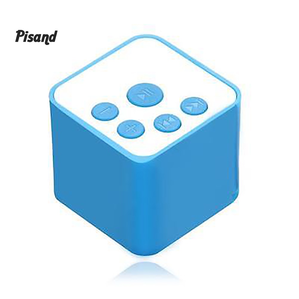 pu Portable Cubic Outdoor Stereo Mini Speaker TF Card FM Radio Music MP3 Player