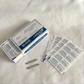 Hộp kim chích mụn Blood Lancets Hộp 200 cây kim Lancet