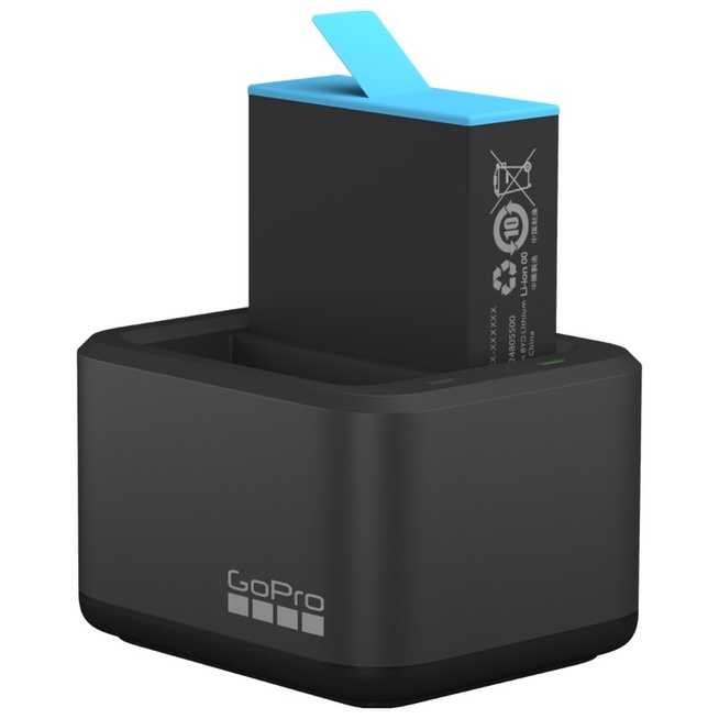 Chính hãng FPT | Dual Battery Charger Phụ kiện GoPro Bộ sạc pin và 01 pin cho HERO 9 HERO 10 Black