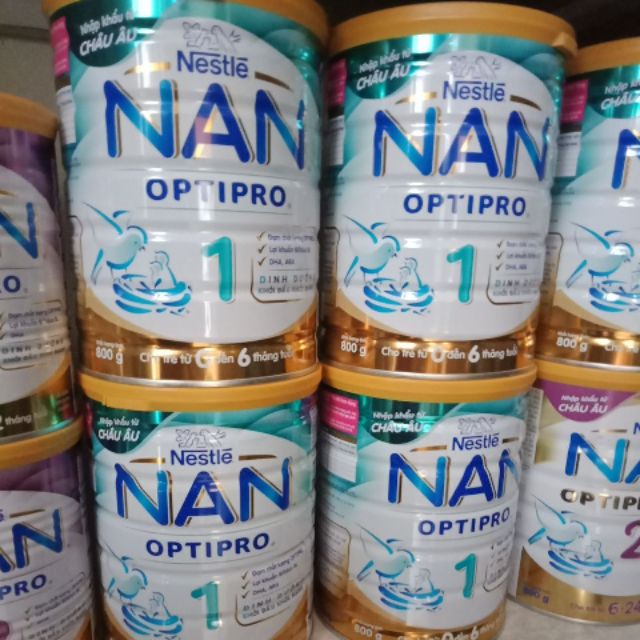 Sữa Nan Optipro 1 800 nhập khẩu