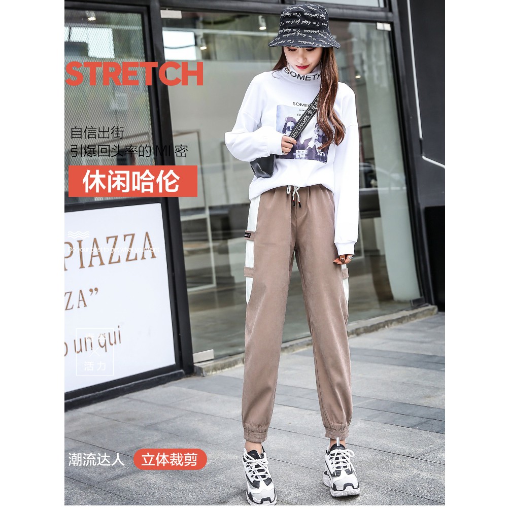 (Kèm video ảnh thật) Quần Jogger KaKi Nam nữ Phối cách cực đẹp