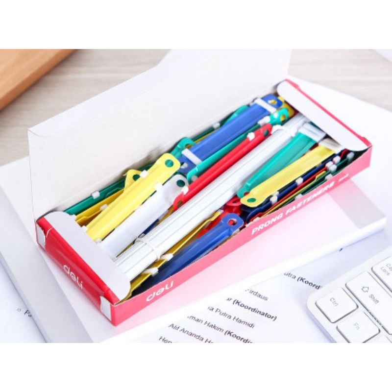 Thanh cài acco nhựa Deli 5548