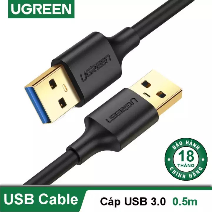 Cáp USB 3.0 sang USB 3.0 Ugreen 10369 10370 30149 10371 US128 (2 đầu đực) CHính Hãng