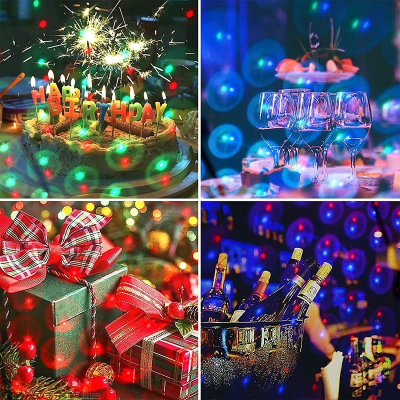 Đèn Tạo Hiệu Ứng Hình Quả Cầu Giao Diện USB Với 9 Chế Độ Sáng Tạo Không Khí Lãng Mạn Trang Trí Nhà Cửa/Xe Hơi/Trang Trí Trần Nhà