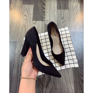 Giày cao gót  Jimmy choo da lộn gót thanh 7p