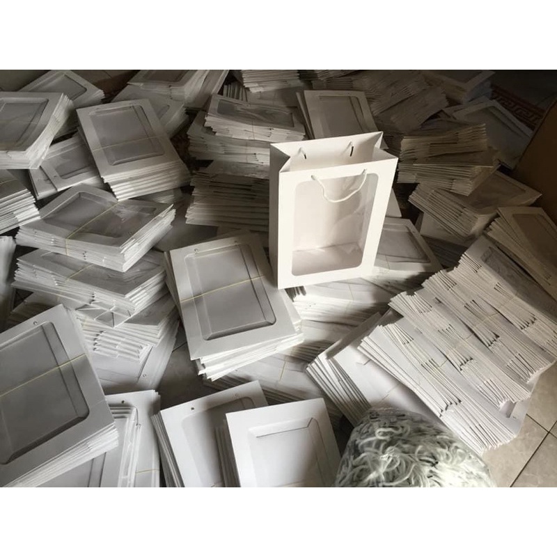 Combo 50 túi kính đựng hoa kt 25*35*10cm