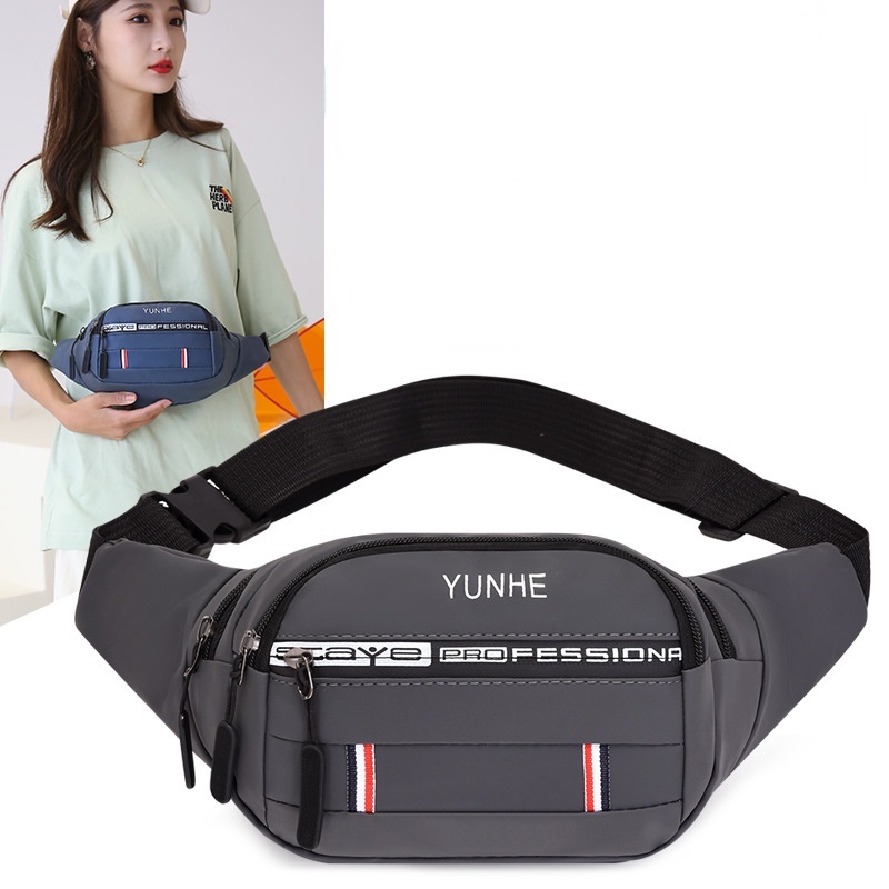 Túi đeo chéo thể thao làm từ vải oxford sức chứa lớn thời trang năng động cho nam và nữ
