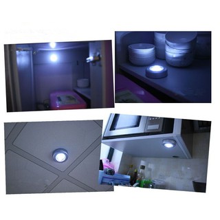 Wall Light Lighting 4 LED Wireless Push Touch Lamp