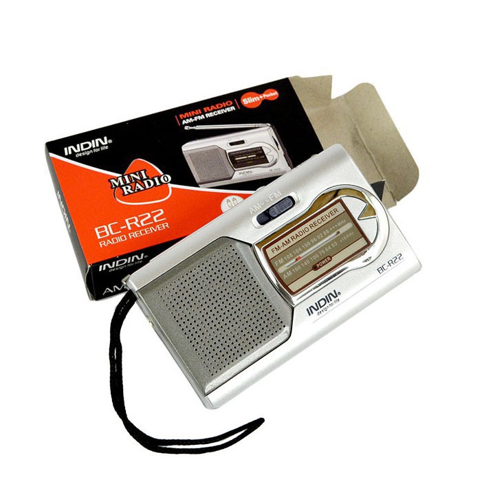 [FREE SHIP =&gt; 50K ] Máy Radio mini INDIN BC-R22 tần số AM-FM