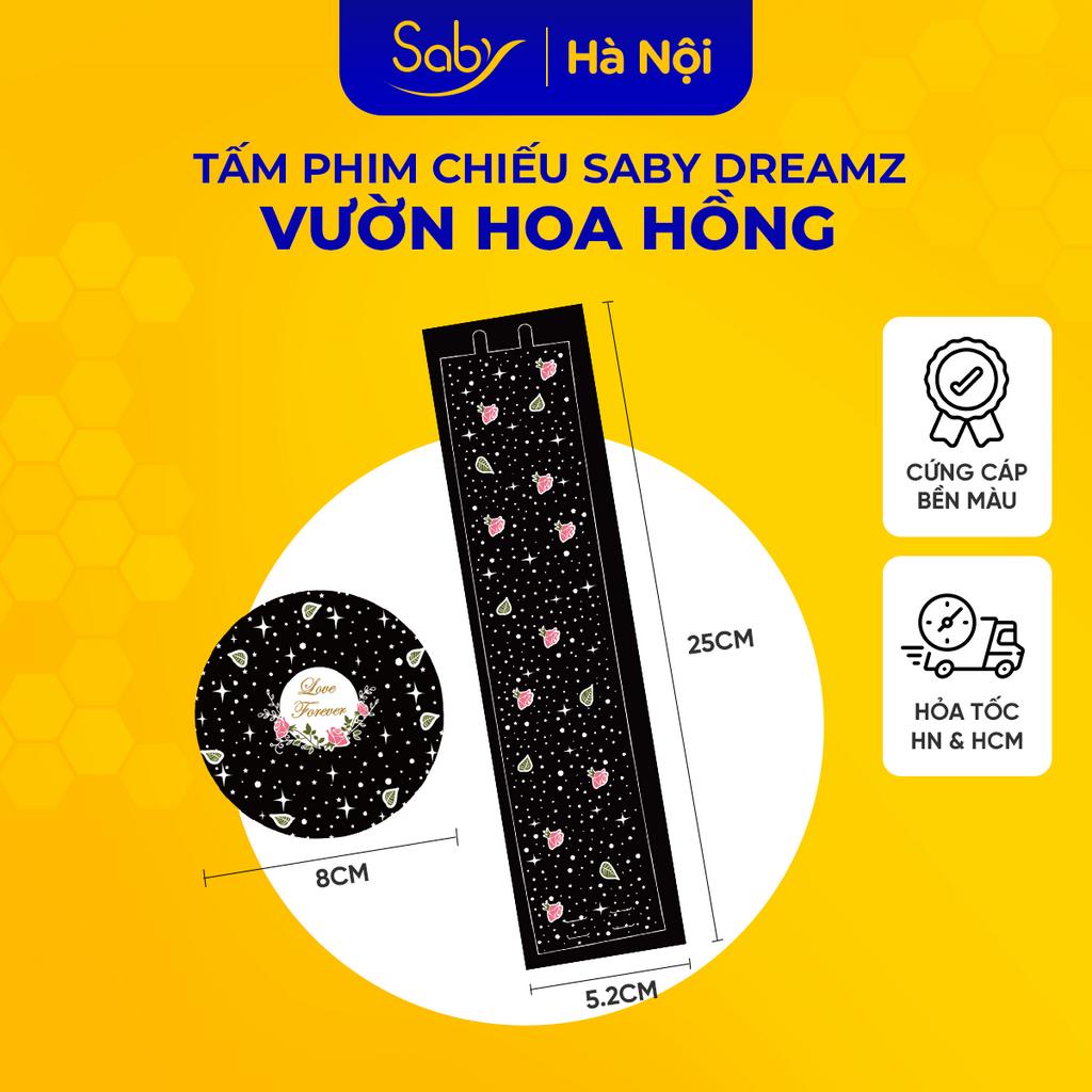 Tấm phim chiếu vườn hoa hồng Saby Dreamz, hình chiếu dành cho đèn chiếu sao, đèn ngủ cho bé