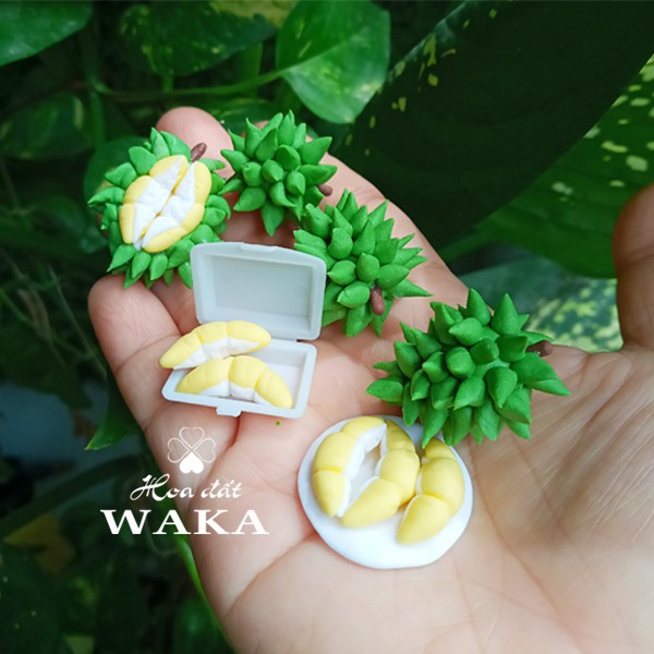 Mô Hình Trái Sầu Riêng - Rau Củ Quả Mini 1/12