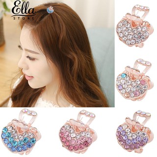Kẹp tóc đính đá hình trái tim xinh xắn dành cho nữ