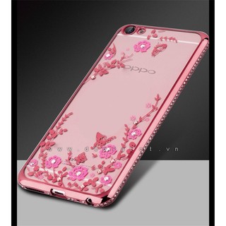 Ốp lưng Oppo F3 dẻo hình hoa