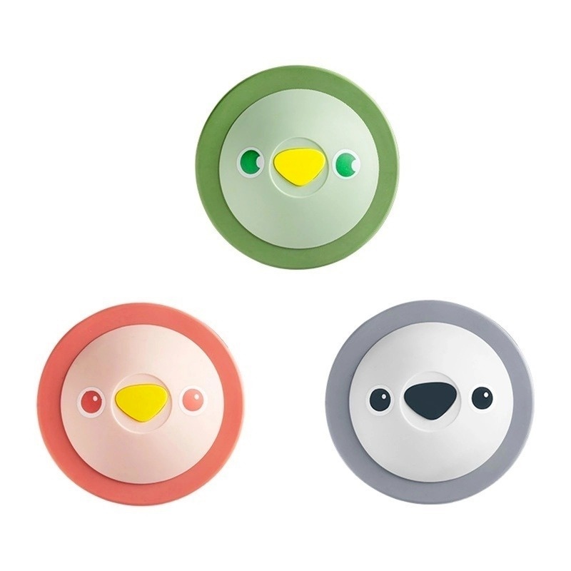 Dụng Cụ Chặn Tóc Chống Tắc Nghẽn Bồn Rửa Bằng Silicon Hình Hoạt Hình Dễ Thương