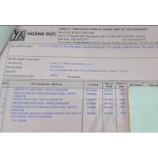 Viên Uống Bổ Sung Vitamin và Khoáng Chất Cho Da, Tóc, Móng Vitabiotics Hộp 30 Viên