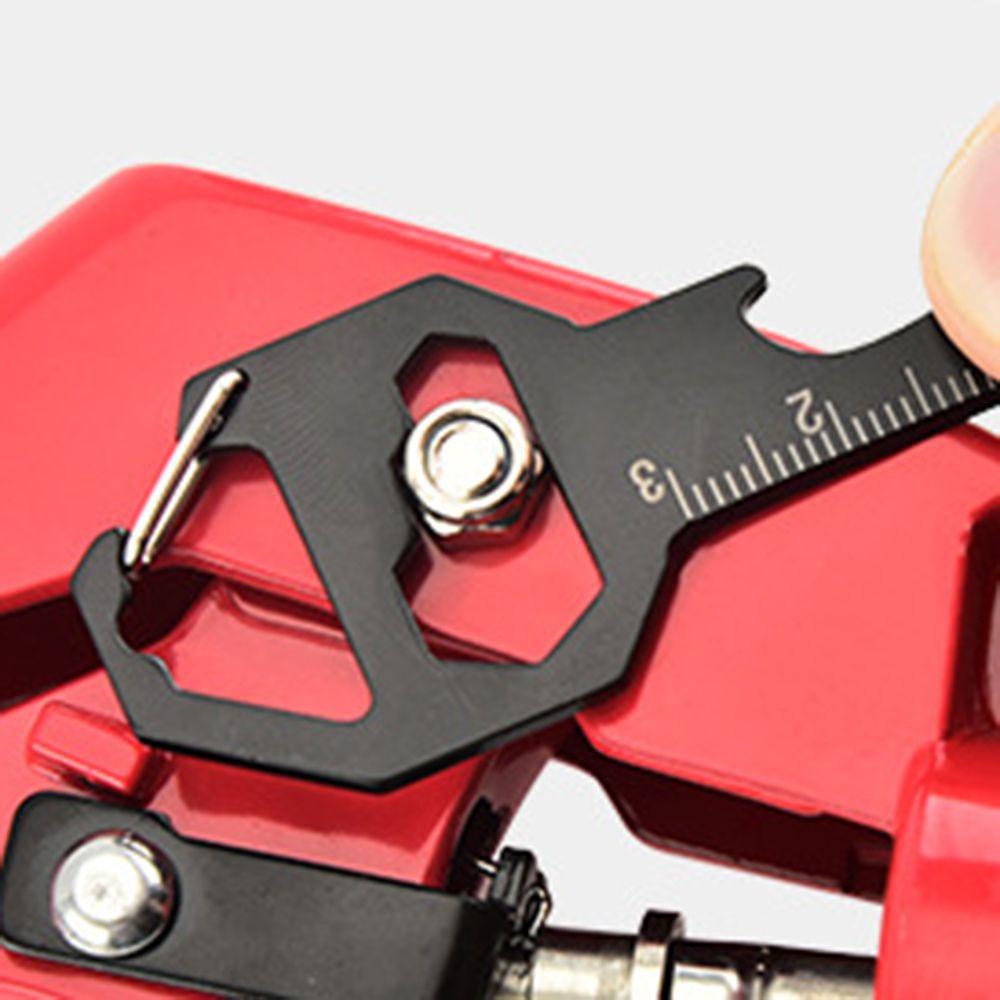 Thước Di Động Hình Bánh Răng EDC Dùng Làm Trang Sức / Chìa Khóa / Thẻ Quà Tặng Ngoài Trời