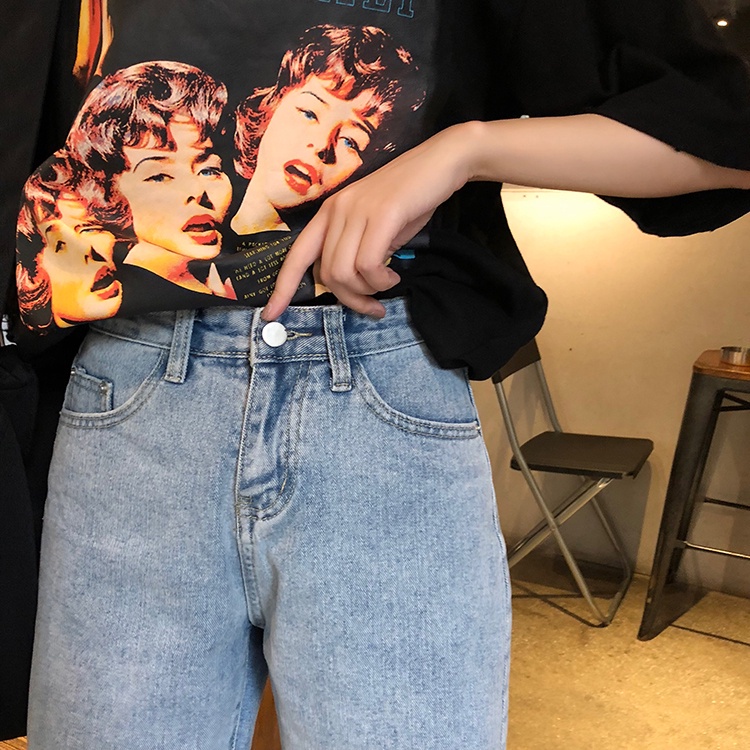 Quần Short Denim Lưng Cao Thời Trang Mùa Hè Năng Động 27096