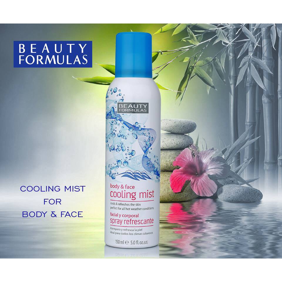 [BÁN SỈ] Xịt Khoáng Dưỡng Ẩm Mặt Và Toàn Thân Beauty Formulas Body & Face Cooling Mist - 150ml | BigBuy360 - bigbuy360.vn
