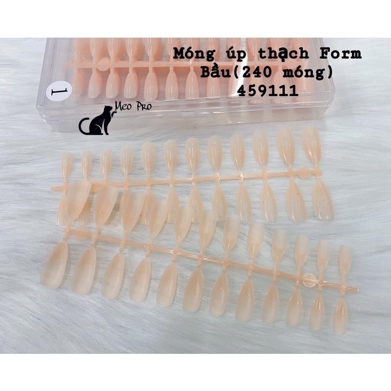 Móng úp thạch nhọn- vuông- thang móng dẻo , ôm phom